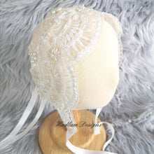 Load image into Gallery viewer, Ivory Harlow Bonnet