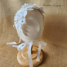 Load image into Gallery viewer, 3D Floral Lace Isla Bonnet
