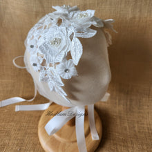 Load image into Gallery viewer, 3D Floral Lace Isla Bonnet
